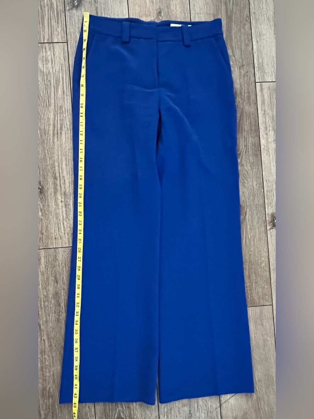 Zara Wide-Leg Pants in Bright Blue
